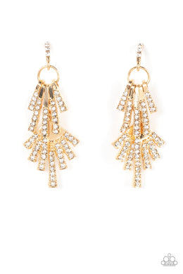 Fan of Glam - Gold Paparazzi Accessories