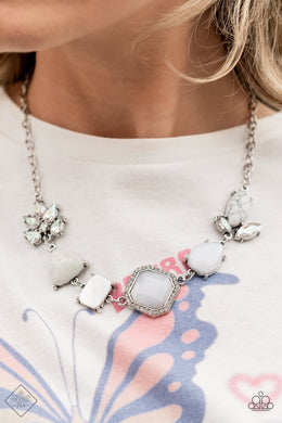 Eco Enchantment White Necklace Paparazzi Accessories