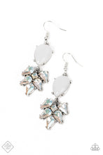 Load image into Gallery viewer, Ethereal Effervescence White Earrings Paparazzi Accessories