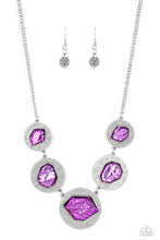 Load image into Gallery viewer, Raw Charisma - Purple Necklace Paparazzi Accessories
