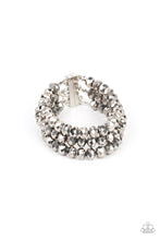 Load image into Gallery viewer, Supernova Sultry - Silver Hematite Magnetic Bracelet Paparazzi Accessories
