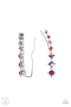 Load image into Gallery viewer, STARLIGHT Show - Pink Rhinestone Ear Crawlers Paparazzi Accessories