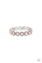 Load image into Gallery viewer, Sweet Oblivion - Pink Cat&#39;s Eye Stretchy Bracelet Paparazzi Accessories