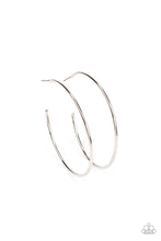 Load image into Gallery viewer, Can I Get a HOOP HOOP - Silver Hoop Earrings Paparazzi Accessories