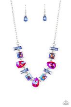 Load image into Gallery viewer, Interstellar Ice Multi Rhinestone Necklace Paparazzi Accessories