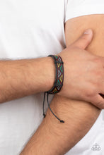 Load image into Gallery viewer, Tundra Thunder - Multi Leather Pull-Tie Bracelet Paparazzi Accessories