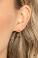 Load image into Gallery viewer, Irresistibly Intertwined - Gold Hoop Earrings Paparazzi Accessories