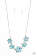 Load image into Gallery viewer, Garden Daydream - Blue Cat&#39;s Eye Necklace Paparazzi Accessories