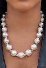 Load image into Gallery viewer, Sail Away With Me White Pearl Necklace Paparazzi Accessories