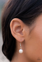 Load image into Gallery viewer, Sail Away With Me White Pearl Necklace Paparazzi Accessories