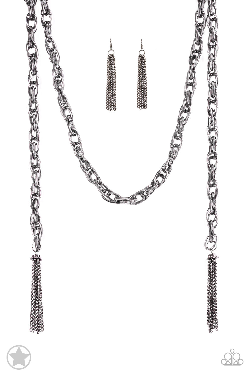 Scarfed For Attention  Gunmetal Necklace Paparazzi Accessories