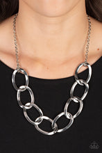 Load image into Gallery viewer, Ive got the Power - Silver Necklace Paparazzi Accessories