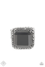 Load image into Gallery viewer, Slow Burn Silver Rhinestone Ring Paparazzi Accessories