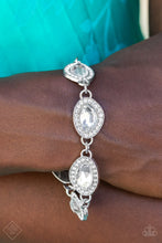 Load image into Gallery viewer, Next-Level Sparkle White Rhinestone Bracelet Paparazzi Accessories