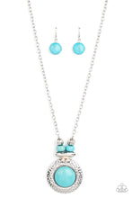 Load image into Gallery viewer, Archipelago Artisan - Blue Turquoise Stone Necklace Paparazzi Accessories