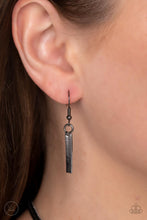 Load image into Gallery viewer, In No Time Flat - Black Gunmetal Choker Necklace Paparazzi Accessories