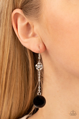 Nautical Nostalgia - Black Earrings Paparazzi Accessories