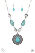 Load image into Gallery viewer, Saguaro Soul Trek Blue Necklace Paparazzi Accessories