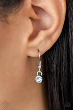 Load image into Gallery viewer, Under the Northern Lights White Rhinestone Star Necklace Paparazzi Accessories