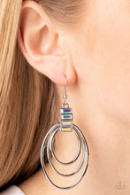 Load image into Gallery viewer, Intergalactic Glamour - Multi Rhinestone Earrrings Paparazzi Accessories