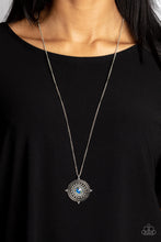 Load image into Gallery viewer, Compass Composure - Green Oil Spill Rhinestone Necklace Paparazzi Accessories