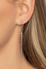 Load image into Gallery viewer, Infinitely Icy - White Rhinestone Necklace Paparazzi Accessories