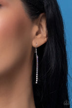 Load image into Gallery viewer, Infinitely Icy Multi Iridescent Rhinestone Necklace Paparazzi Accessories