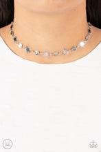 Load image into Gallery viewer, Astro Goddess - Silver Sunburst Choker Necklace Paparazzi Accessories