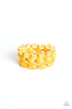 Load image into Gallery viewer, High Tide Hammock - Yellow Stretchy Bracelet Paparazzi Accessories