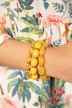 Load image into Gallery viewer, High Tide Hammock - Yellow Stretchy Bracelet Paparazzi Accessories