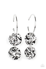 Load image into Gallery viewer, Sending Shock Waves - Silver Hoop Earrings Paparazzi Accessories