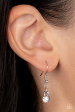 Load image into Gallery viewer, Warp Speed Blue Rhinestone Necklace Paparazzi Accessories