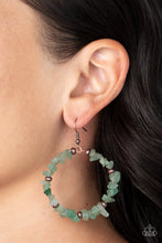 Load image into Gallery viewer, Mineral Mantra - Green Jade Stone Earrings Paparazzi Accessories