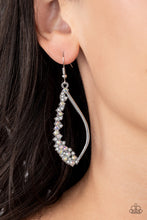 Load image into Gallery viewer, Sparkly Side Effects - Multi Iridescent Rhinestone Earrings Paparazzi Accessories