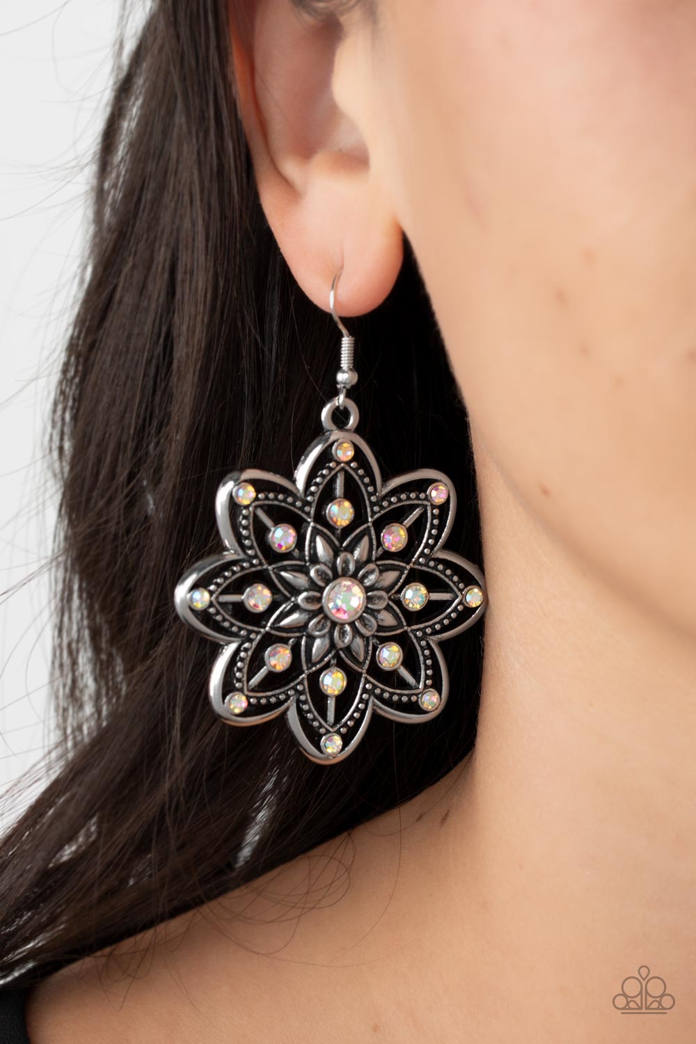 Prismatic Perennial - Multi Floral Earring Paparazzi Accessories