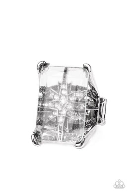 Starry Serenity White Ring Paparazzi Accessories