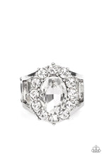 Load image into Gallery viewer, Moxie Magic - White Rhinestone Ring Paparazzi Accessories