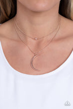 Load image into Gallery viewer, Modern Moonbeam - Rose Gold Necklace Paparazzi Accessories