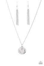 Load image into Gallery viewer, Heart Full of Faith - White Rhinestone Heart Necklace Paparazzi Accessories
