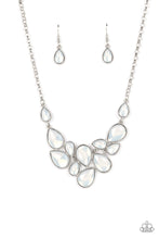 Load image into Gallery viewer, Keeps GLOWING and GLOWING - White Opal Necklaces Paparazzi Accessories