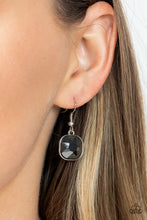 Load image into Gallery viewer, Best Decision Ever - Silver Hematite Rhinestone Necklace Paparazzi Accessories