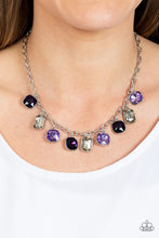 Load image into Gallery viewer, Best Decision Ever - Purple Rhinestone Necklace Paparazzi Accessories