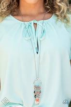 Load image into Gallery viewer, Totally Trolling Orange Necklace Paparazzi Accessories