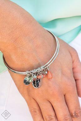 Secret Paradise Orange Bangle Bracelets Paparazzi Accessories