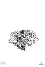 Load image into Gallery viewer, Ice-Cold Couture Silver Rhinestone Ring Paparazzi Accessories