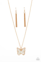 Load image into Gallery viewer, Gives Me Butterflies - Rose Gold Butterfly Necklace Paparazzi Accessories