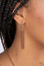 Load image into Gallery viewer, Prismatic Passion - Copper Heart Necklace Paparazzi Accessories