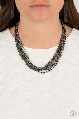 Free to CHAINge My Mind - Black Paparazzi Accessories