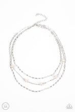 Load image into Gallery viewer, Offshore Oasis - White Pearl Choker Necklace Paparazzi Accessories