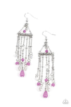 Load image into Gallery viewer, Marina Breeze - Purple Earrings Paparazzi Accessories